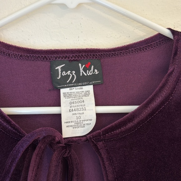 Y2K Purple Velvet long Sleeve Tie Front Shrug Cropped Top - Picture 2 of 6